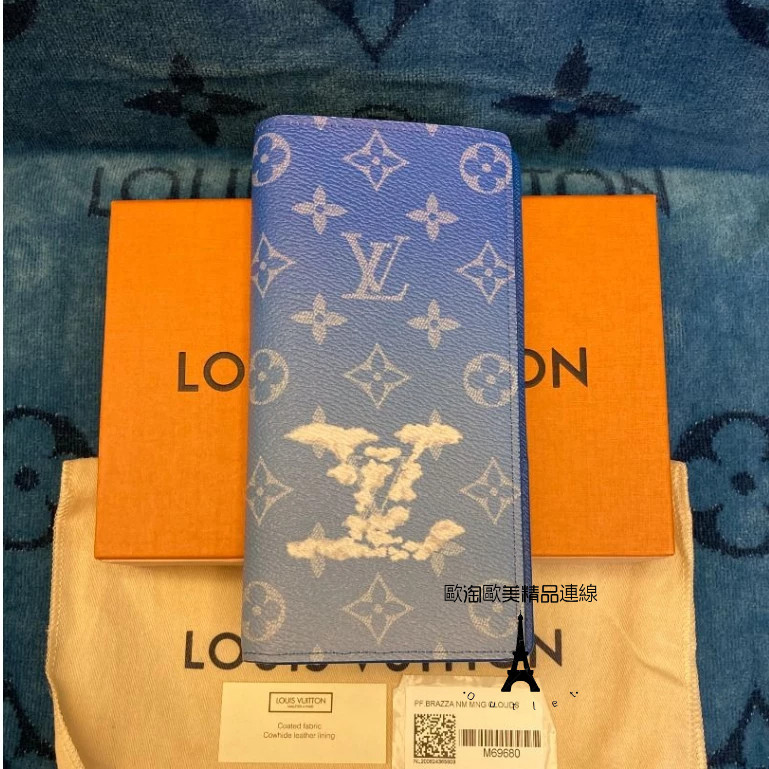 Louis Vuitton 路易威登 LV BRAZZA 經典老花 對折 長夾 M69680