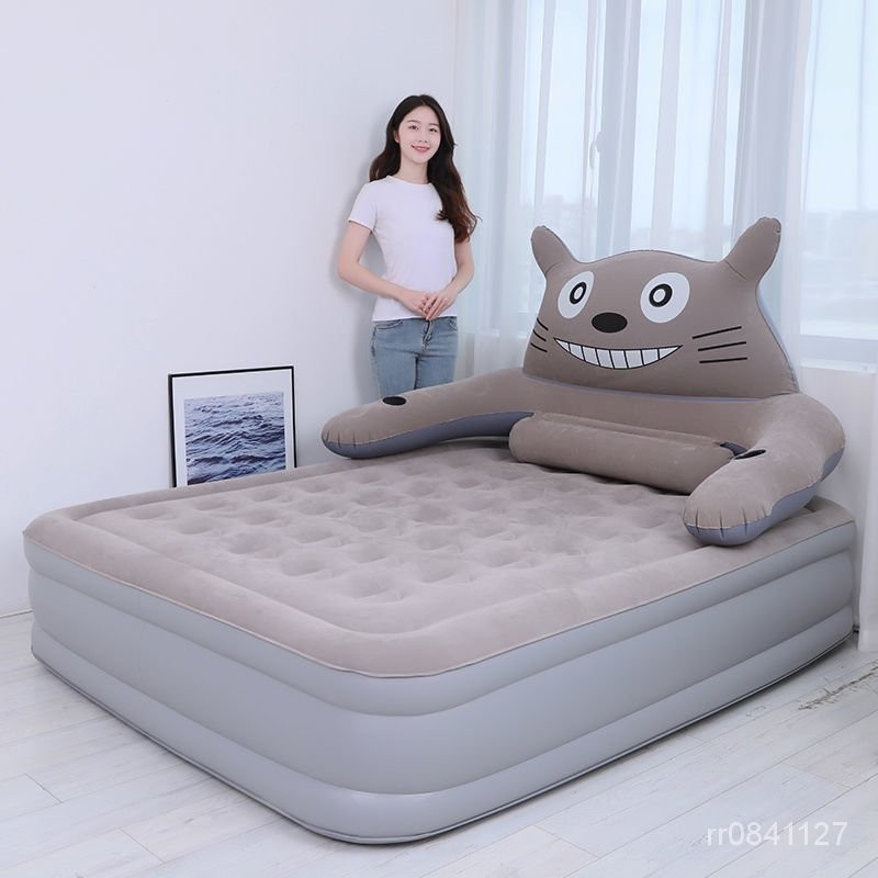 ⚡戶外床墊⚡龍貓充氣床墊氣墊床雙人傢用加厚便攜式戶外充氣墊懶單人水床超厚 M2XS