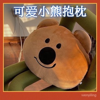 🌜全網爆低🌛ins可愛小熊抱枕 卡通考拉熊抱枕 椒熊公仔抱枕 椒熊公仔靠墊 小熊午睡枕頭 毛絨玩具禮物 創意小熊抱枕