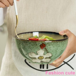 [新品]碗家用加厚飯碗湯碗面碗個性創意沙拉碗大碗耐熱陶瓷碗盤組合餐具