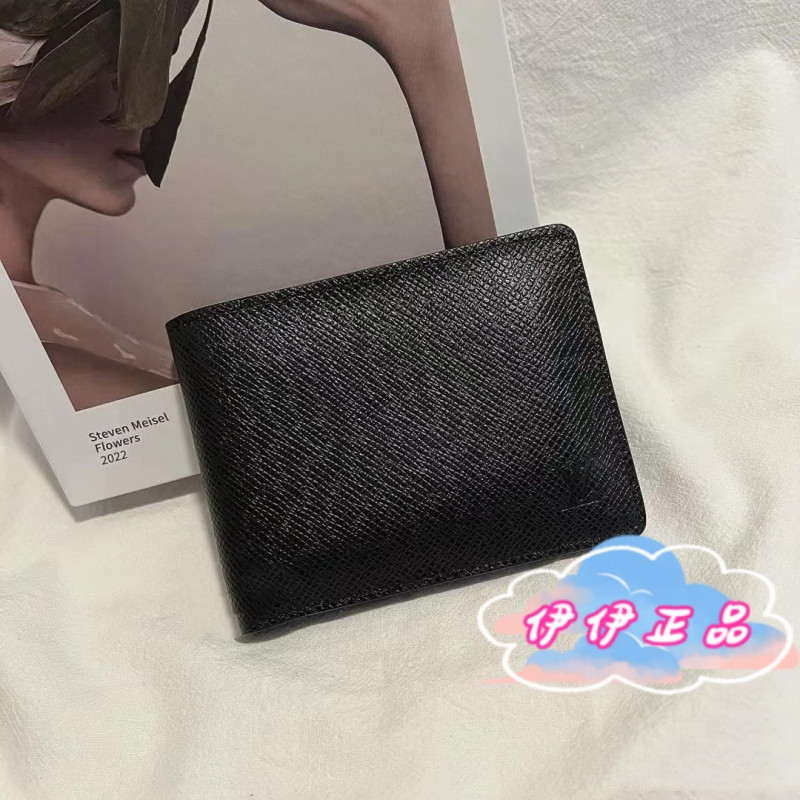 LV 路易威登 louis vuitton m30531 wallet 男短夾 零錢包 男款錢包 黑色錢包