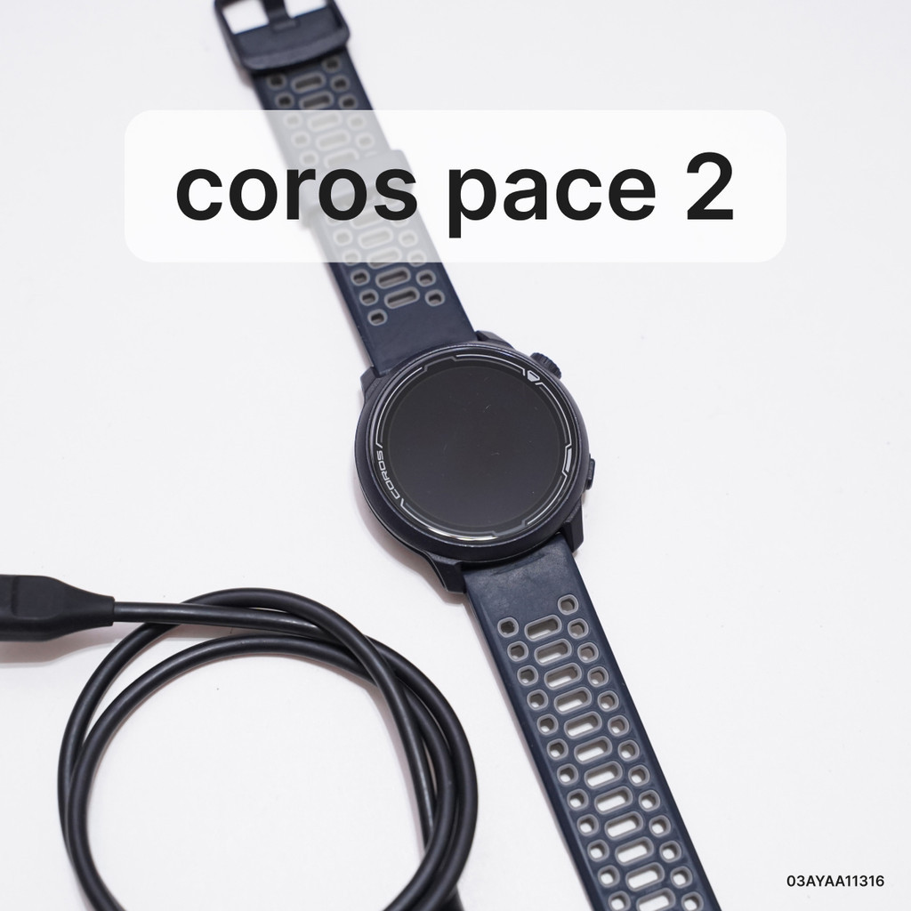 蝦幣九折【兔二手】Coros Pace 2 有腕式跑步功率 三鐵錶 跑錶 多星定位 運動場跑步模式