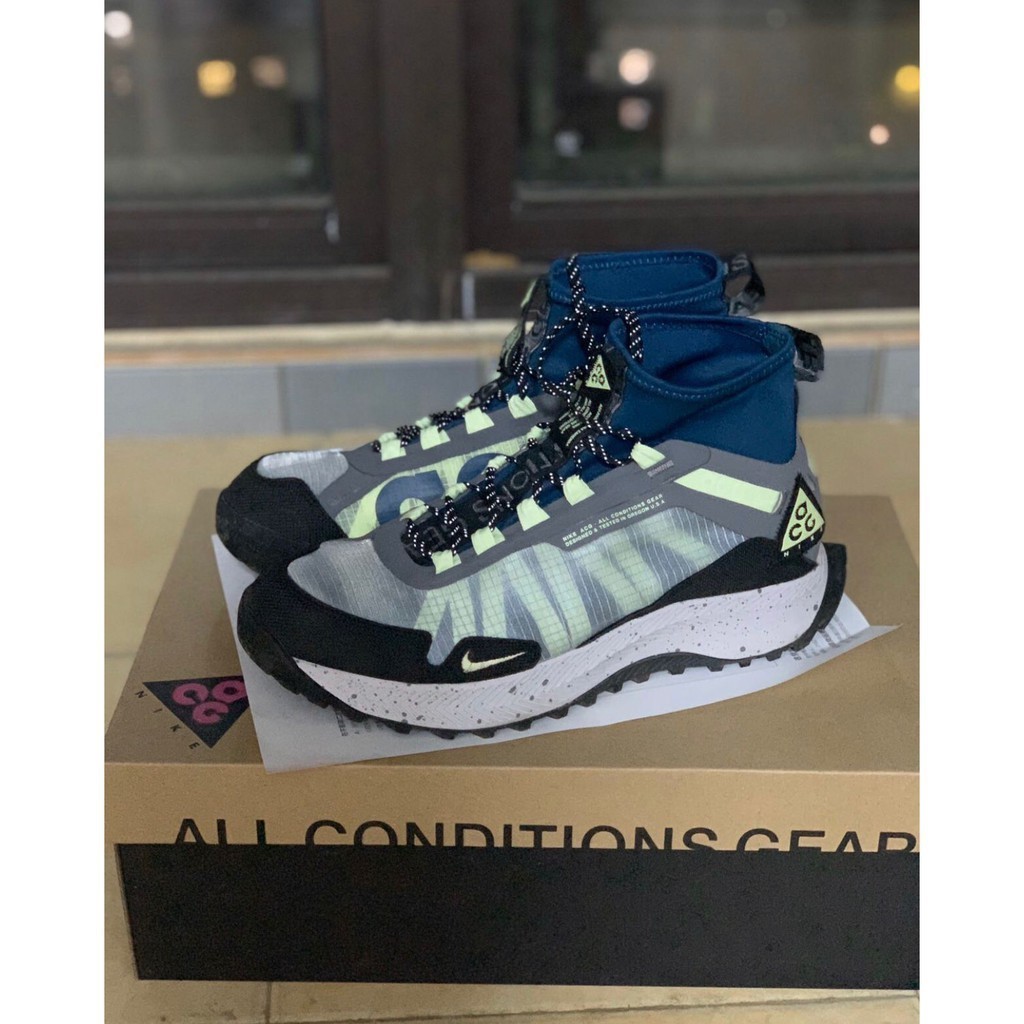 限時特惠 Nike ACG Zoom Terra Zaherra 飛行員 CQ0076-001 機能 登山 灰綠