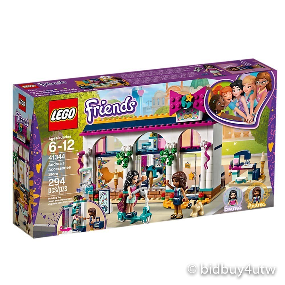 LEGO 41344 安德里亞的飾品店 樂高女生好朋友系列【必買站】樂高盒組