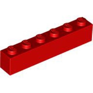 LEGO零件 基本磚 1x6 紅色 3009 300921【必買站】樂高零件