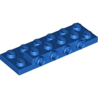 LEGO零件 變形平板磚 2x6x2/3 藍色 87609 6102539【必買站】樂高零件