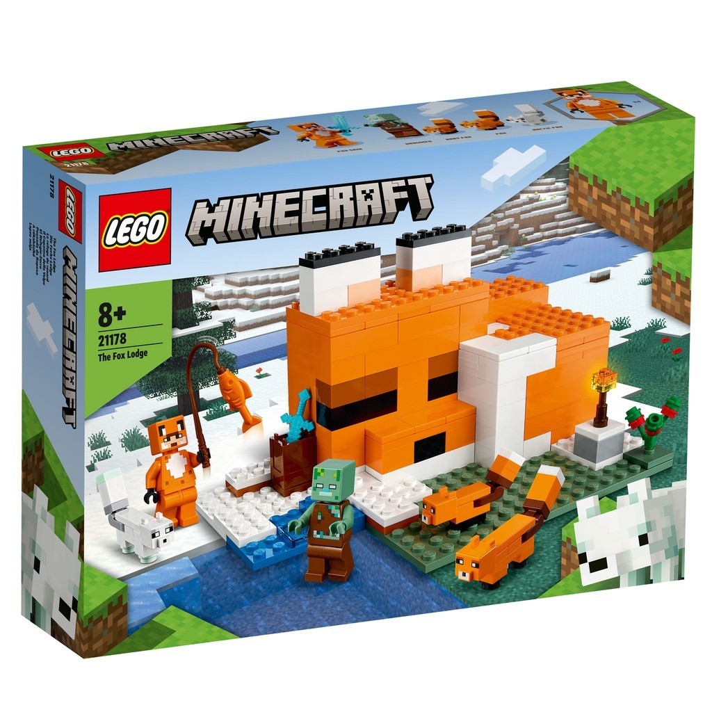 LEGO 21178 The Fox Lodge Minecraft系列【必買站】樂高盒組