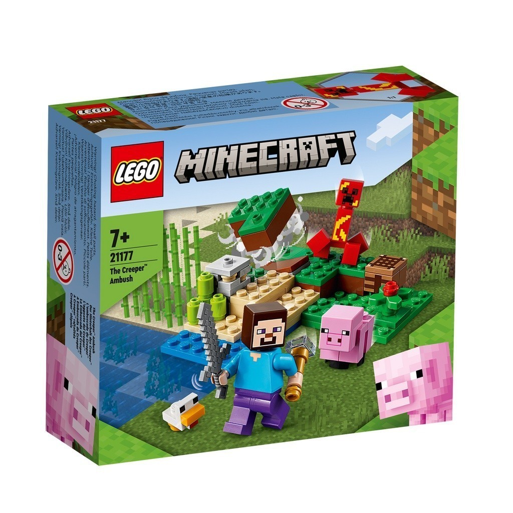 LEGO 21177 The Creeper Ambush Minecraft系列【必買站】樂高盒組