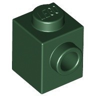 LEGO零件 變形磚 1x1 87087 深綠色【必買站】樂高零件