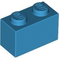 LEGO零件 基本磚 1x2 3004 深水藍色【必買站】樂高零件