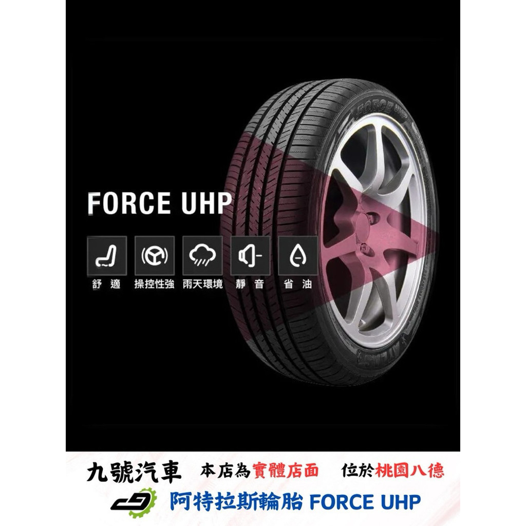 【九號汽車】阿特拉斯輪胎 ATLAS FORCE UHP 245/40/17