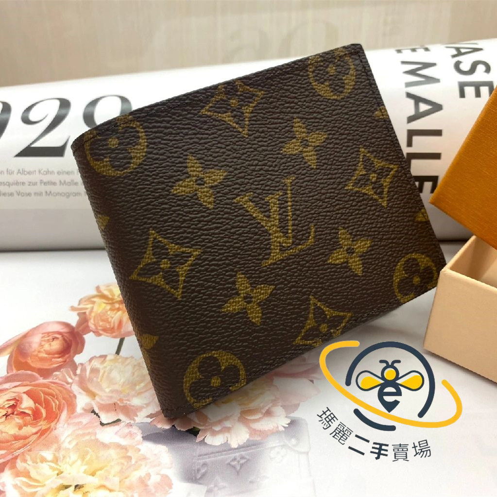 LV 路易威登 Marco Wallet 經典款 老花 黑灰 男士錢包 卡包 皮包 M62288 M62545