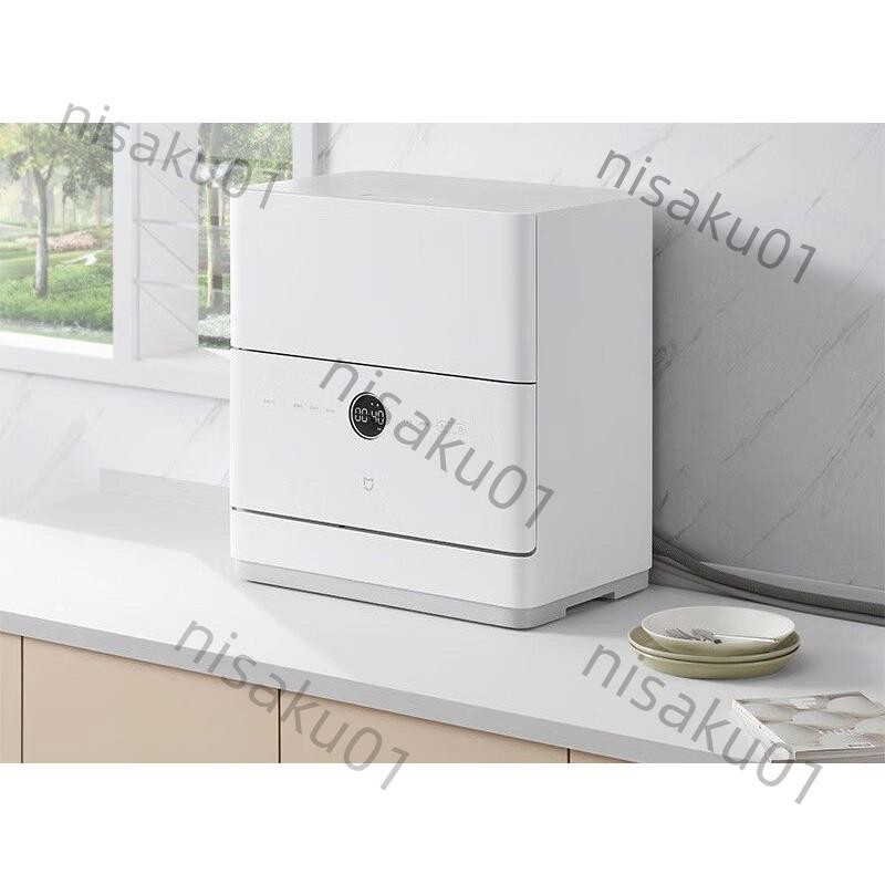 【免開發票】小米5套臺式洗碗機 家用小型刷碗機 臺面式新款 高溫除菌UV存儲