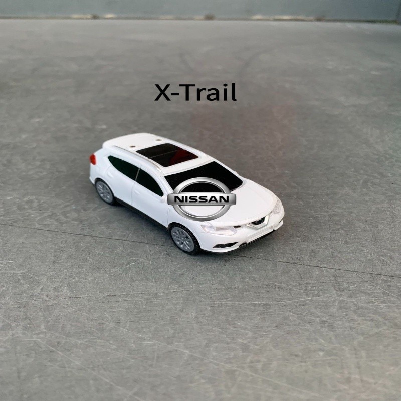 適用於尼桑 X-Trail鑰匙套 X-Trail汽車模型鑰匙扣 鑰匙保護殼 金屬牌刻字個性 速發