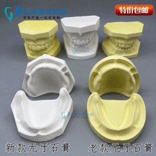 小百合模模型 標準口腔教學模型 有牙無牙石膏學生練習全口石膏模型模型展示模型