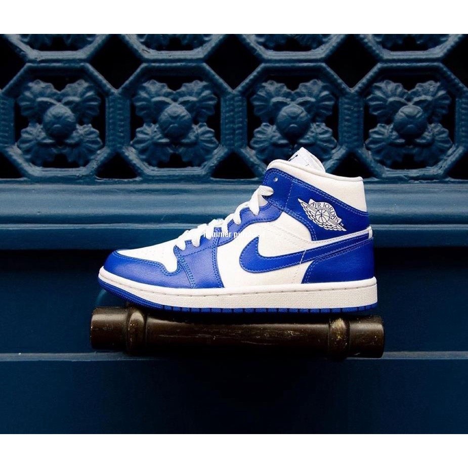 Nike Air Jordan 1 Mid Kentucky Blue 白藍 BQ6472-104