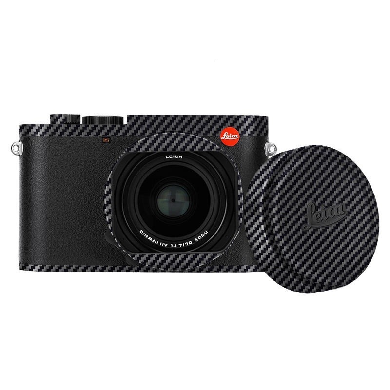 JJC 適用徠卡Q3機身貼膜 貼紙Leica Q3保護膜相機配件碳纖維迷彩電路亞光矩陣貼片全包