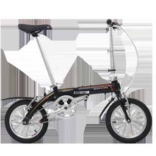 大行（DAHON） 412折疊自行車14英寸單速超輕鋁閤金學生成人單車DOVE BYA412 FBKL