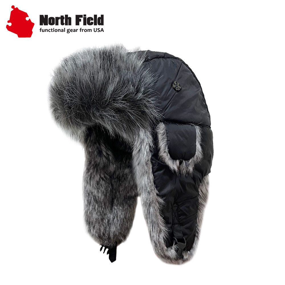 【North Field 美國 防風防潑水極地保暖遮耳帽《曜石黑》】ND201/雪地帽/抗寒