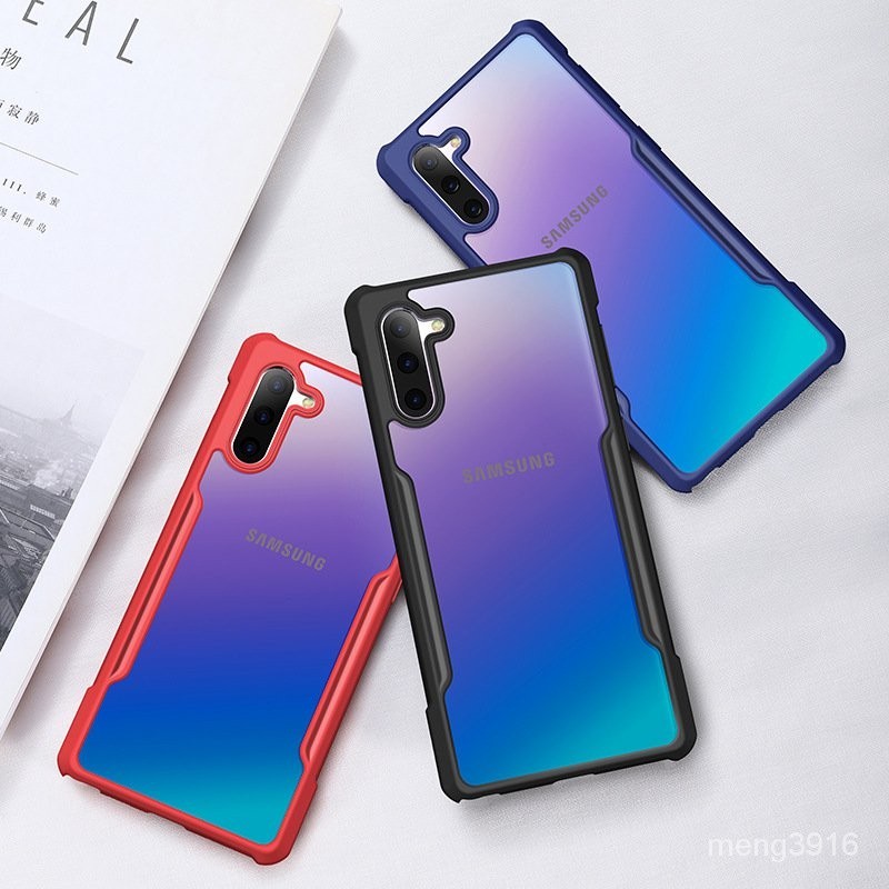 防摔殼 手機殼  保護殼 適用三星note10+手機殻帶掛繩孔氣囊note9手機套note10plus保護套 WZBR