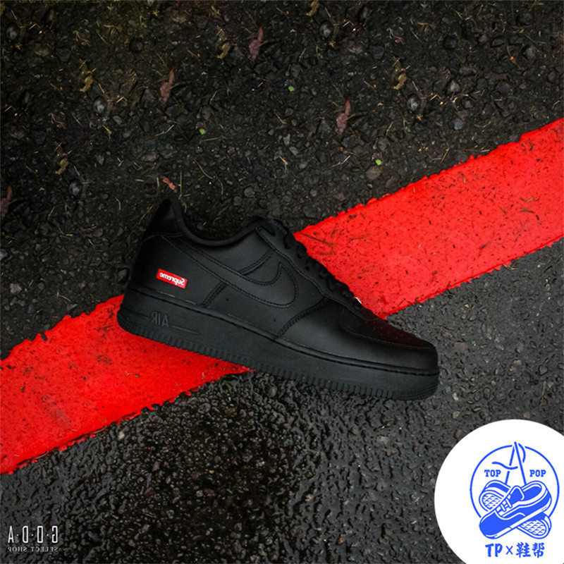 NIKE AIR FORCE 1 '07 X SUPREME 聯名 CU9225-001