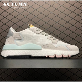 附發票 Adidas Nite Jogger W 反光 復古 女鞋 慢跑鞋 灰綠 Ef8720