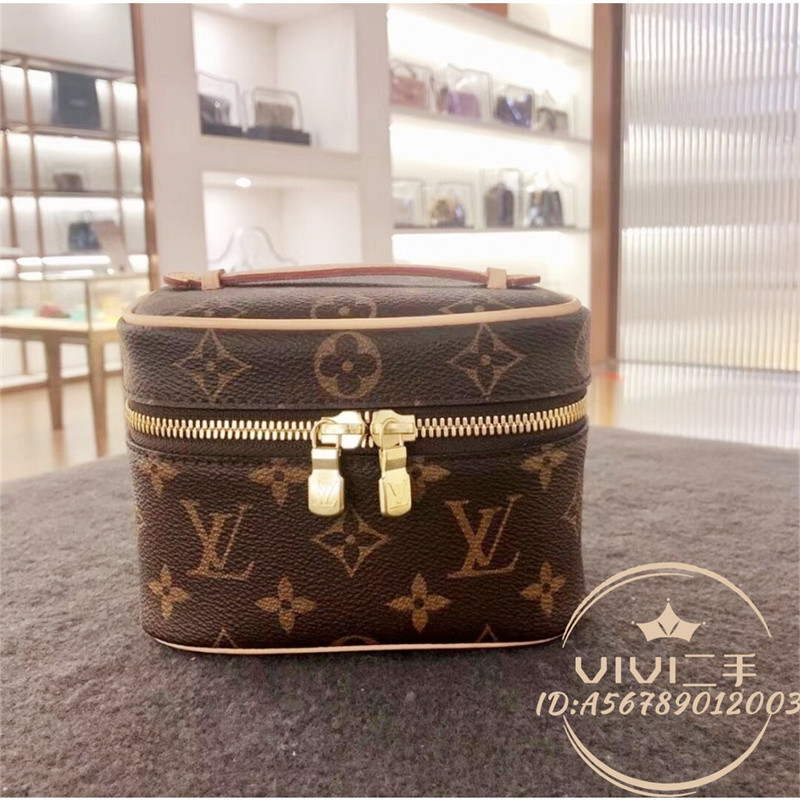 正品現貨 LV 路易威登 M44936 Nice NANO mini 最小款 經典的 Nice 化妝箱 手提包