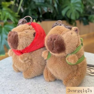 【台灣熱銷】 卡皮巴拉水豚掛件毛絨玩偶學生送禮物便攜可愛小掛件Q7N
