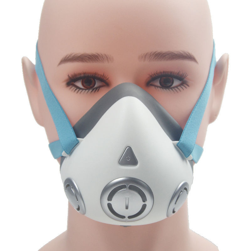 台灣出貨  防霧霾甲醛專用電動口罩智能防毒麵具孕㛿辦公室裝修防麵罩