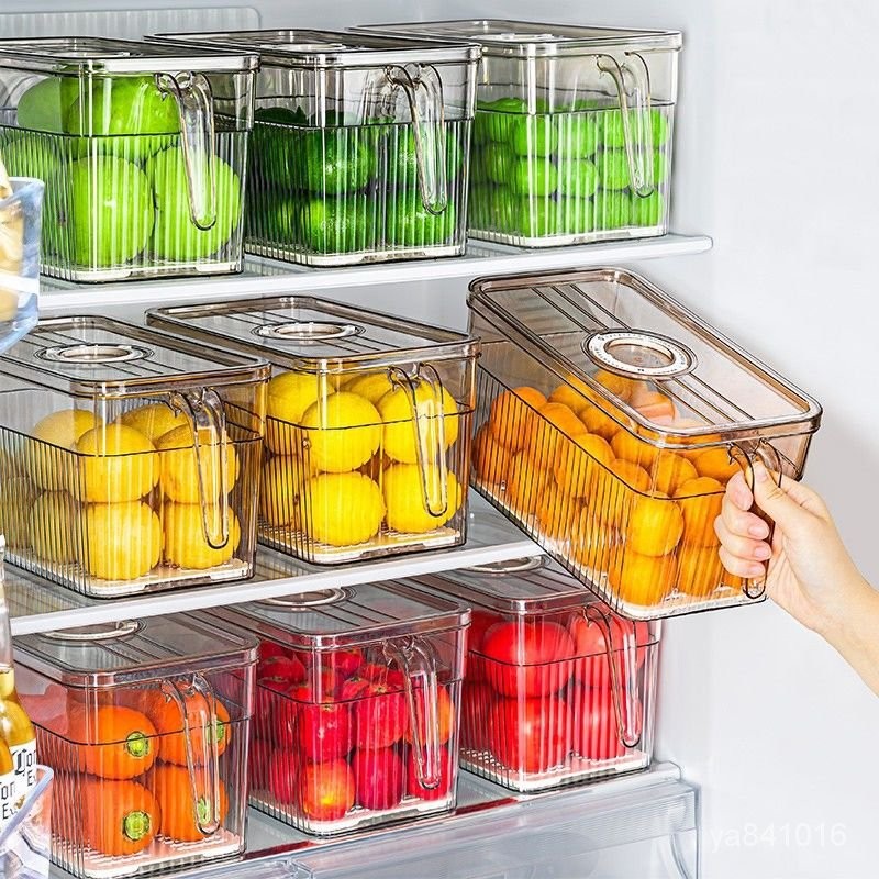 🔥台灣熱賣 免運🔥日本冰箱收納盒保鮮盒食品級專用廚房蔬菜水果鷄蛋冷凍整理儲物盒