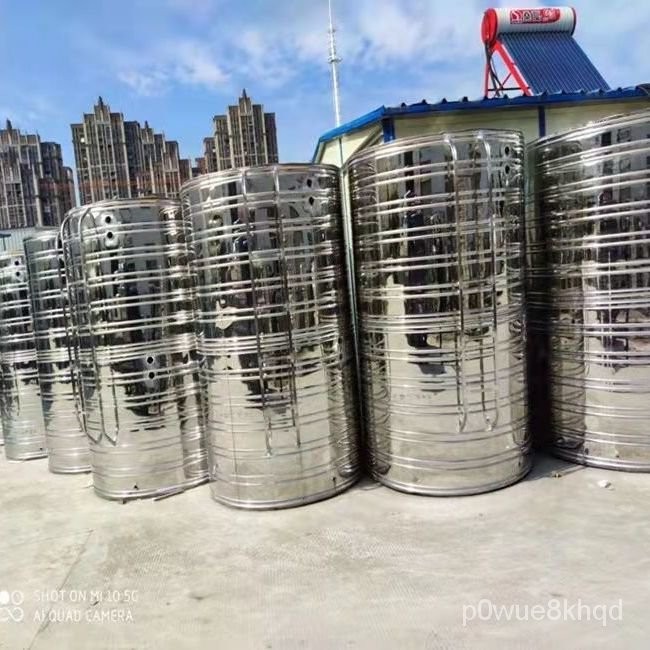 【工廠 直銷】保溫水箱不銹鋼儲水箱304水箱傢用立式加厚水塔儲水桶太陽能樓頂 K4RY