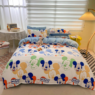 卡通迪士尼床包四件組 卡通印花床包組 床單 床罩 被套 枕頭套 保潔墊 寢具 單人/雙人/加大/特大 光影米奇