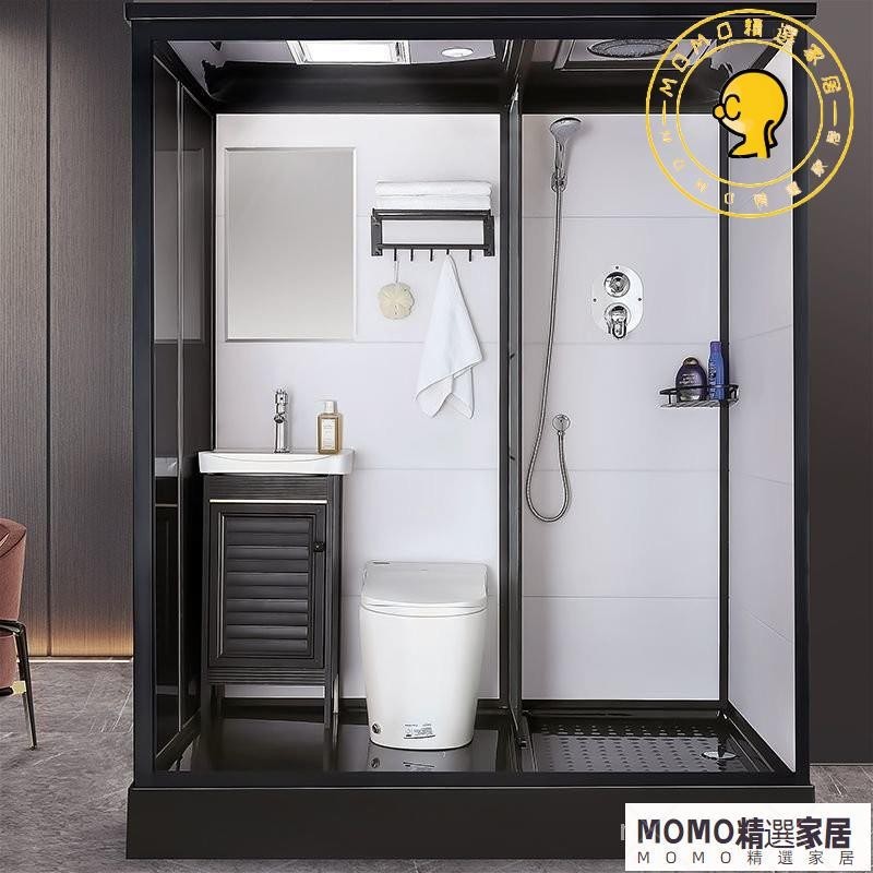 【MOMO精選】簡易淋浴房整體傢用集成衛浴農村洗澡房沐浴房一體式衛生間裝修
