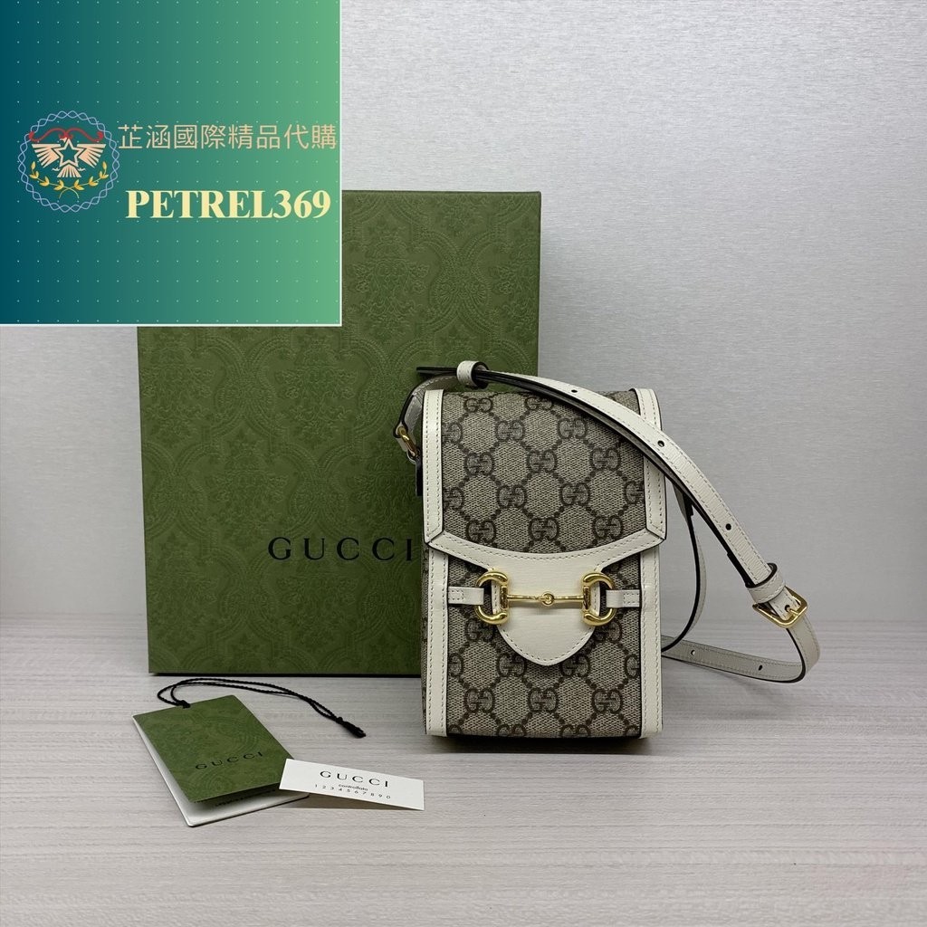 二手精品 Gucci 古馳 Horsebit 1955 Mini 迷你馬銜扣 單肩包 手機包 肩背包 625615