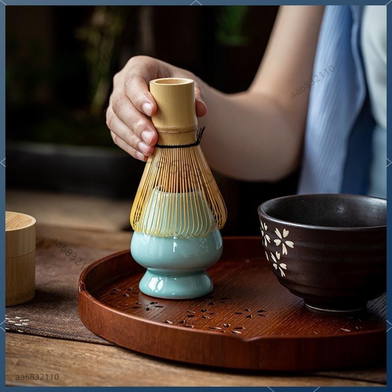 精品優選 抹茶刷 日式竹制茶筅 百本立 八十本 數穗 常穗 野點 紫竹茶筅 純手工製造 天然竹製 日式茶筅