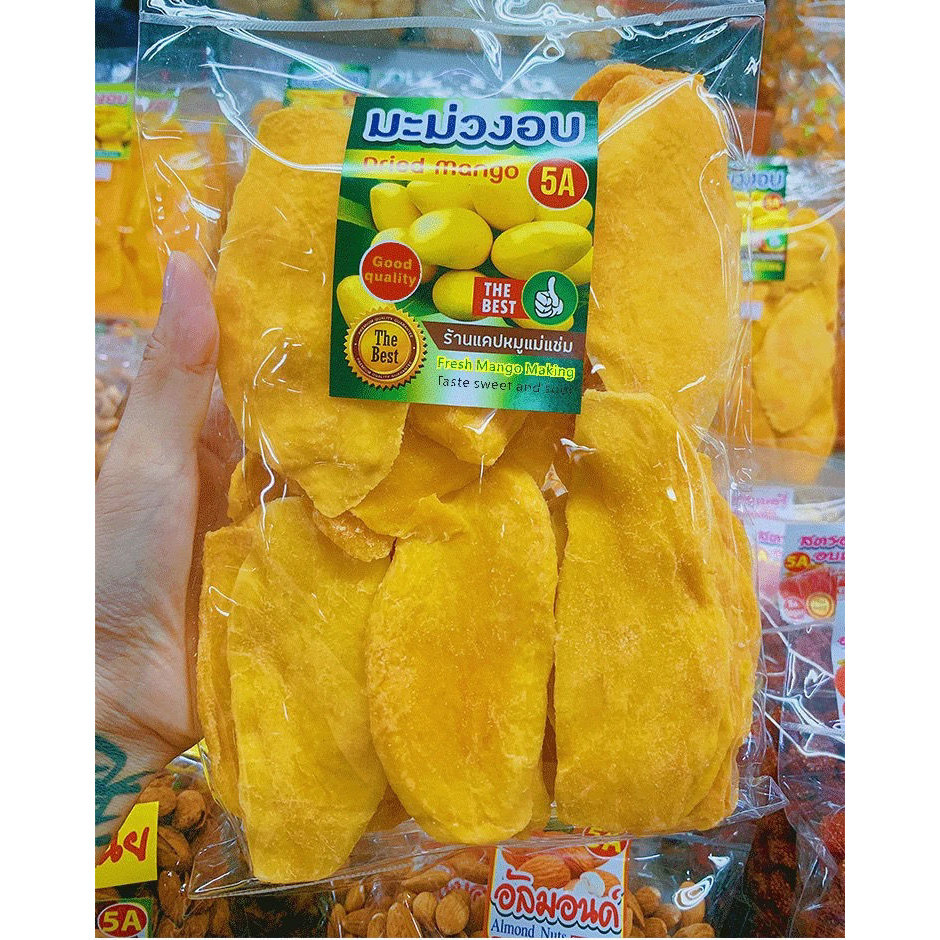 （超好吃） 芒果乾 泰國風味5A芒果幹500g 無糖版 泰國原裝進口5A芒果乾 1Kg 產地泰國 水果乾 果脯