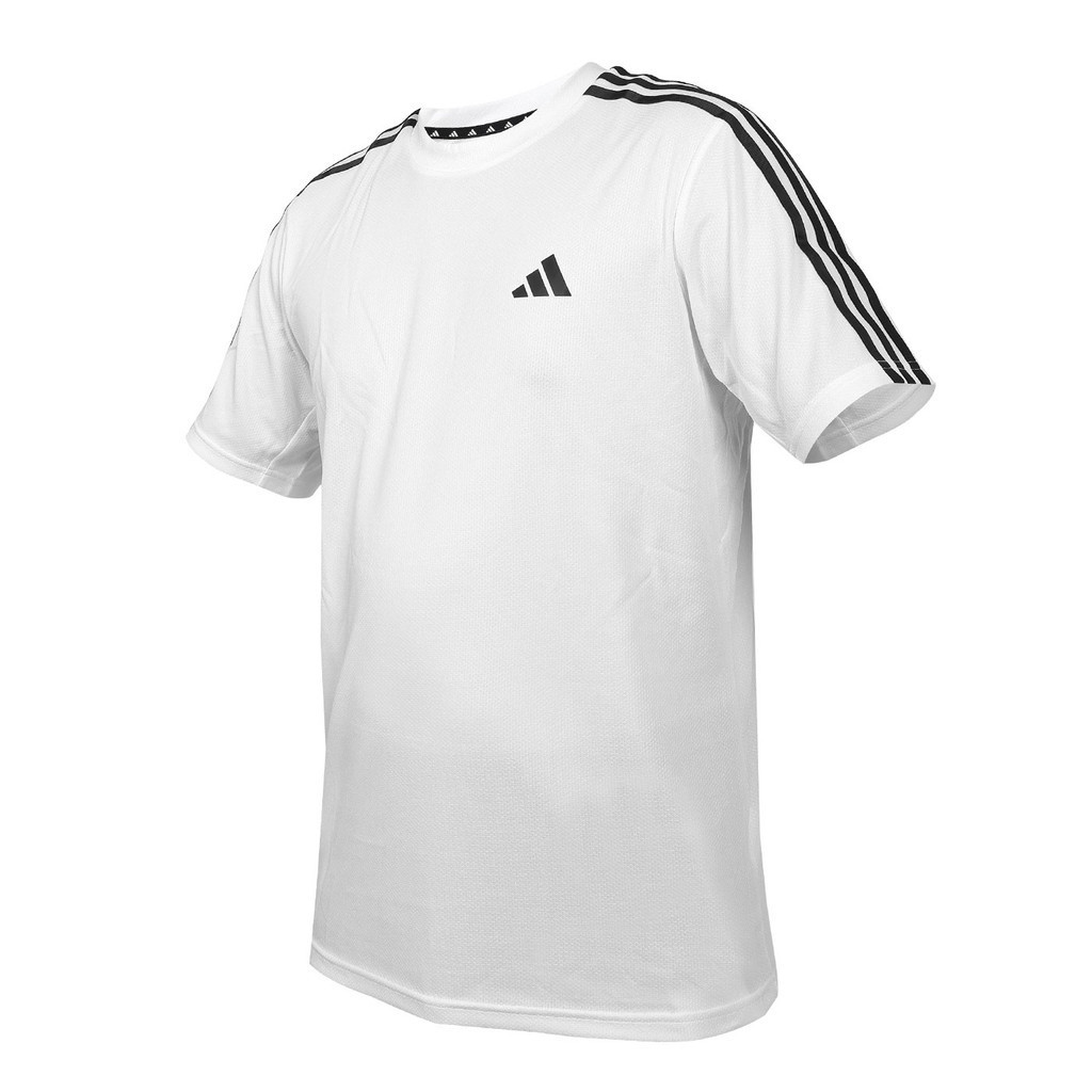 ADIDAS 男短袖T恤(上衣 休閒 愛迪達 吸濕排汗「IB8151」 白黑