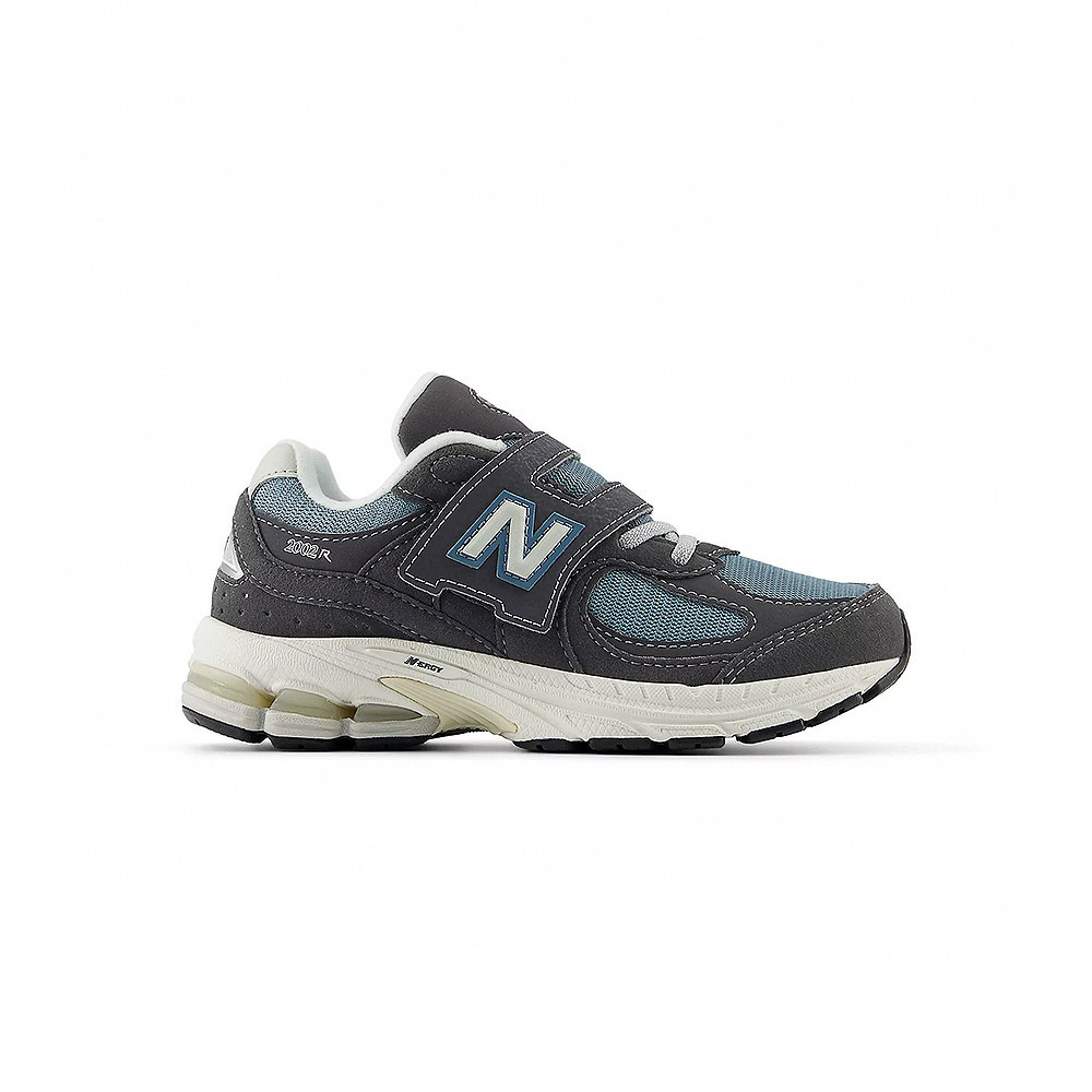 New Balance NB 2002R 童鞋 中童 灰藍色 魔鬼氈 氣墊 休閒鞋 PV2002FB