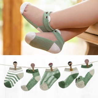 💗台灣熱銷💗嬰兒襪子夏季超薄款新生兒寶寶夏天網眼透氣兒童純棉水晶絲襪短襪 DUZC