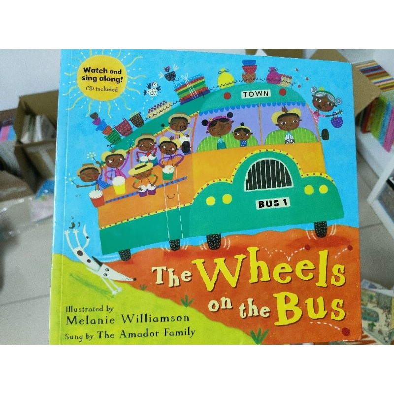 二手英文繪本 The Wheels on the Bus 附CD