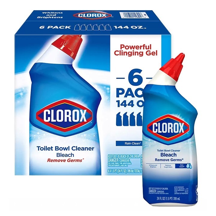 Clorox 高樂氏 亮白馬桶清潔劑 709毫升 6入 D117067  COSCO代購
