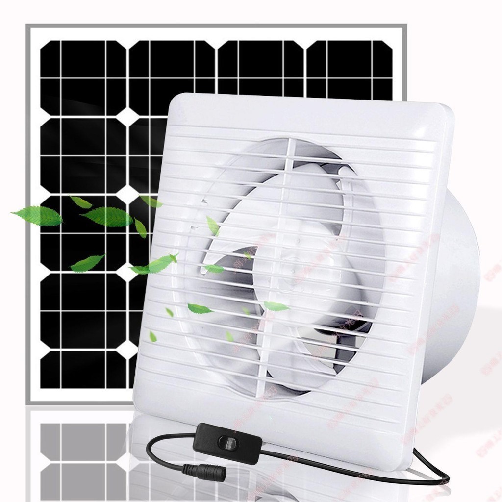 可開發票📝無刷太陽能12V圓形排氣扇玻璃窗式換氣扇家用墻壁衛生間抽風扇✏️嗨美好食光