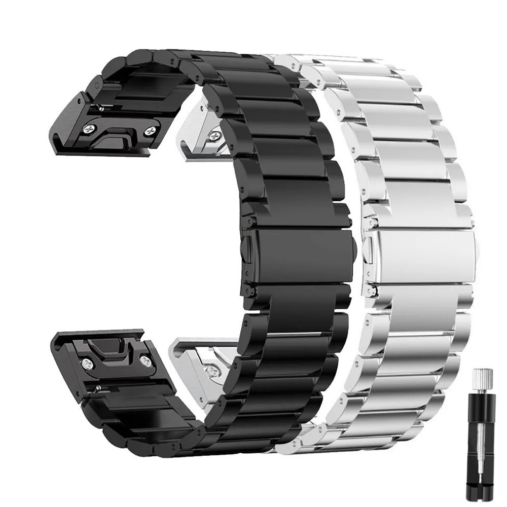 【錶帶】Garmin Fenix 7 Pro QuickFit 26mm 22mm 錶帶不銹鋼錶帶 Fenix 7 Pr
