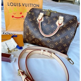 茜茜二手 Louis Vuitton LV SPEEDY BANDOULIÈRE 25 附背帶 手提包 M41113