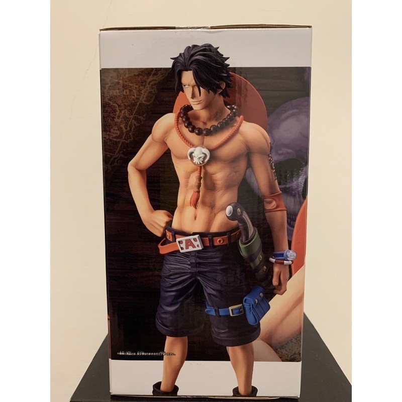 全新未拆 代理版 萬代 海賊王 航海王 Grandista GROS 艾斯 景品 公仔約30cm