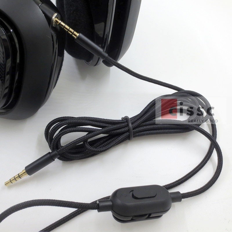 【cissc】適用於羅技Astro A10 A40 黑色編織頭戴式遊戲耳機音頻綫【馨聲】