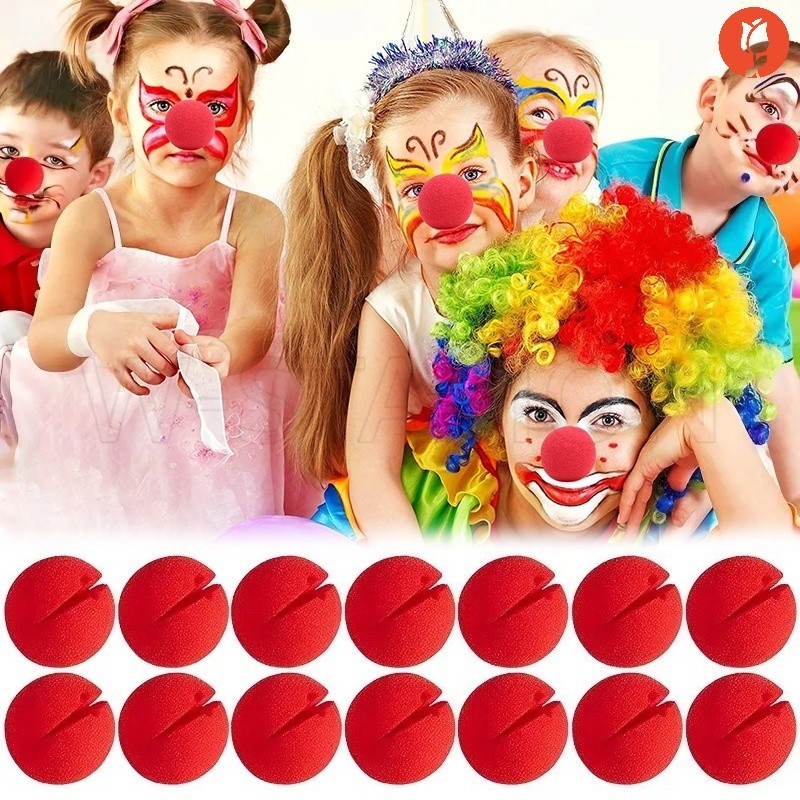 萬聖節角色扮演泡沫海綿紅色小丑鼻子/嘉年華服裝派對裝扮搞笑表演道具娛樂玩具