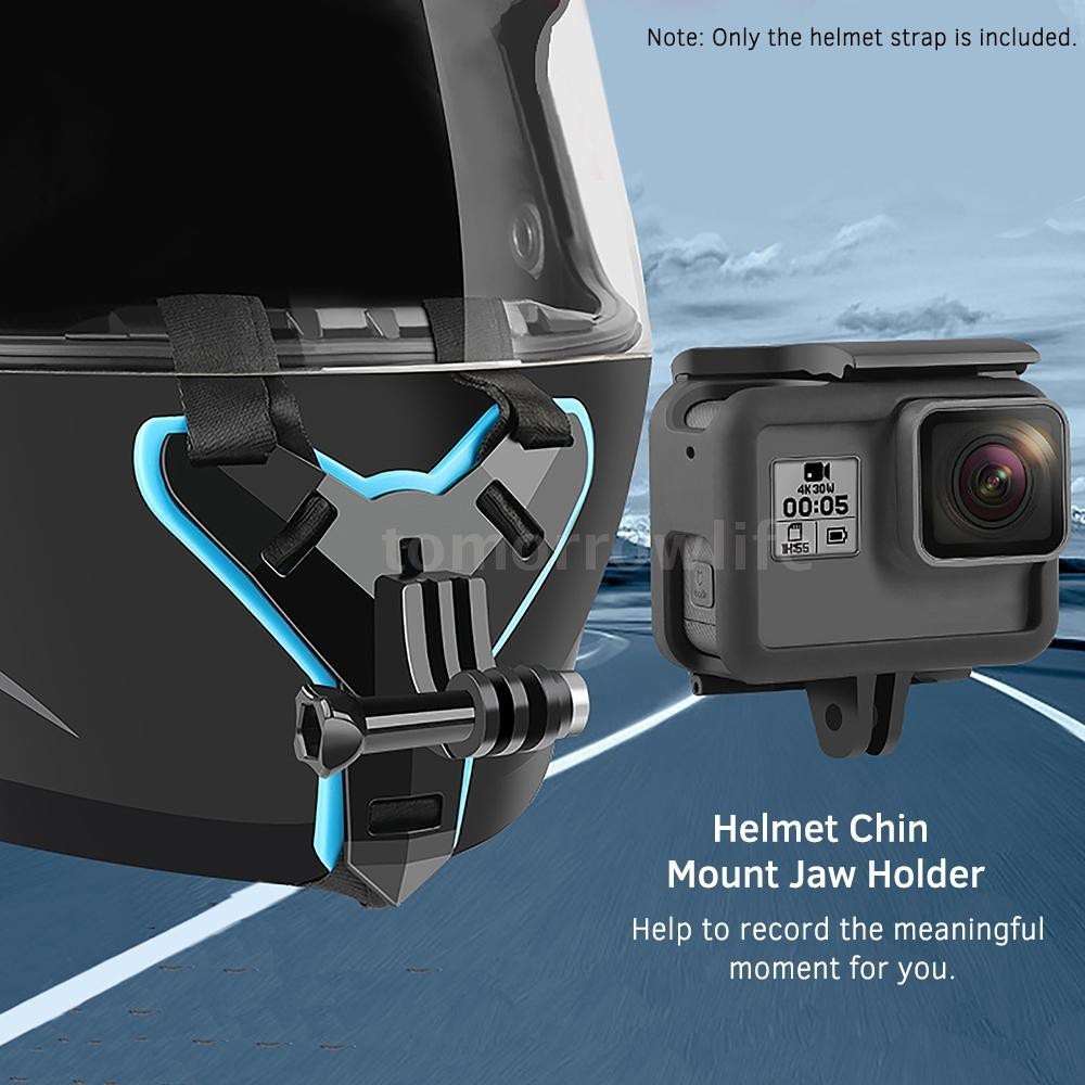 丸子精選Full Face Helmet Chin Mount Jaw Holder Motorcycle Helmet