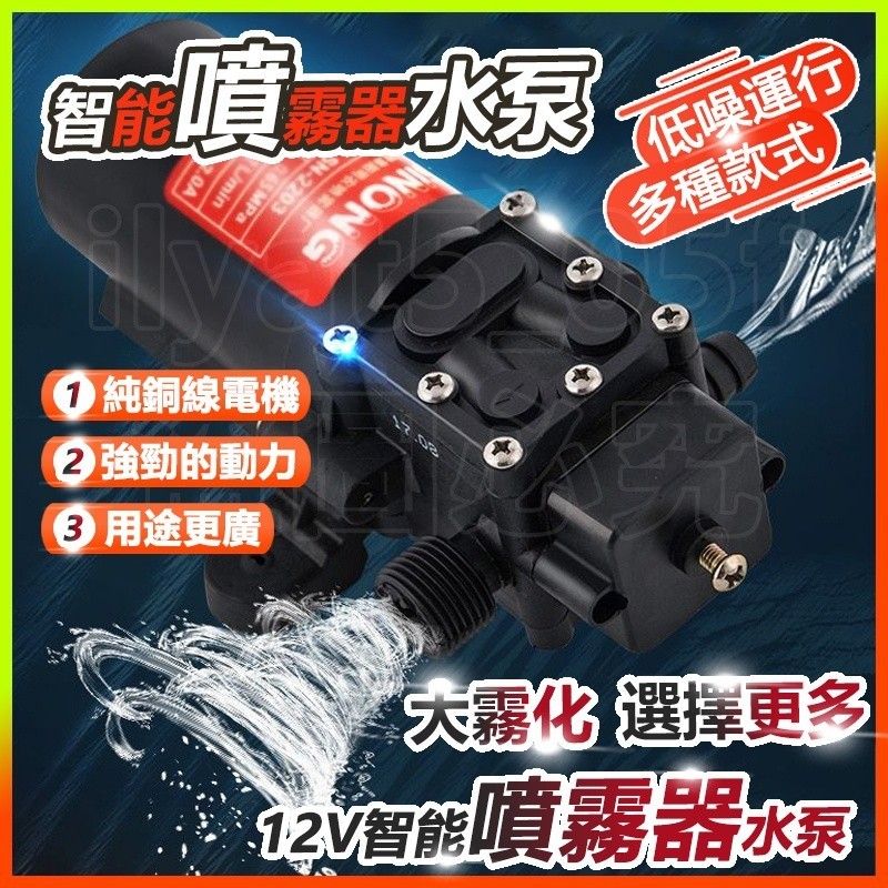 電動噴霧器 馬達泵浦 電動噴霧器水泵 隔膜泵 高壓自吸泵 噴霧器泵浦 12v噴霧幫浦 消毒噴霧器 電動噴霧槍 農用噴藥機