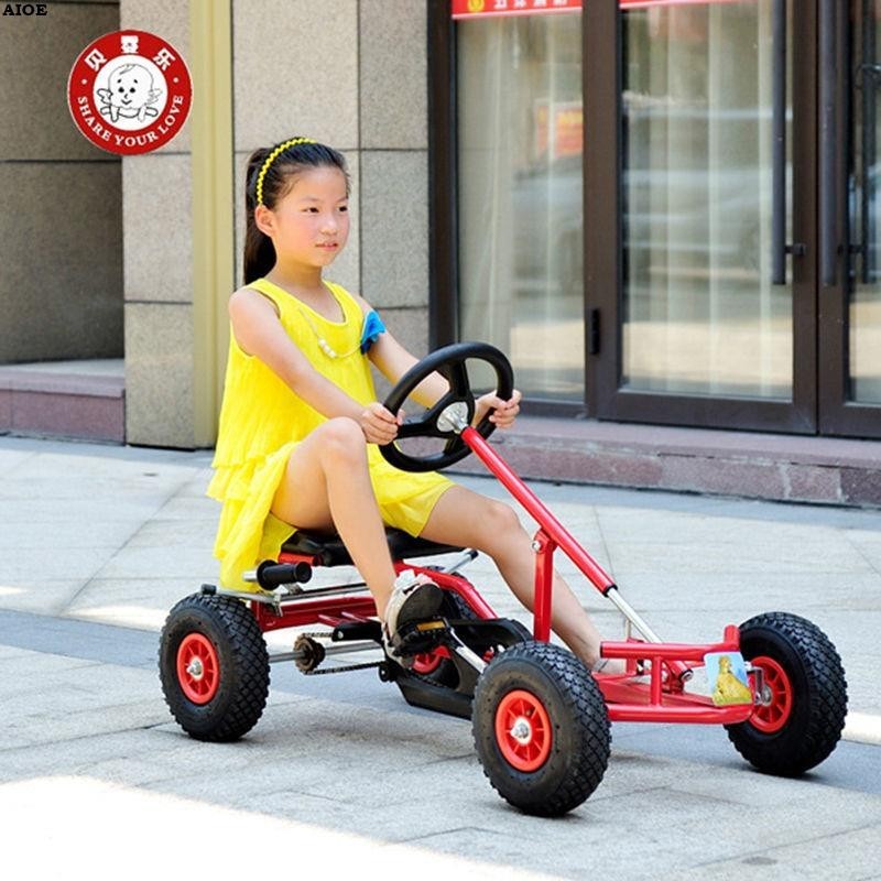 兒童四輪自行車成人腳踏車卡丁車大卡充氣廣場出租車3歲以上電動